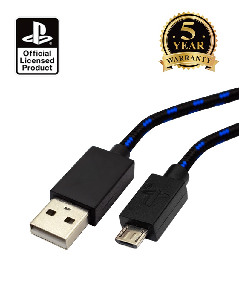 Official Sony PlayStation 4m gold plated charge cable for PS4/Xbox One